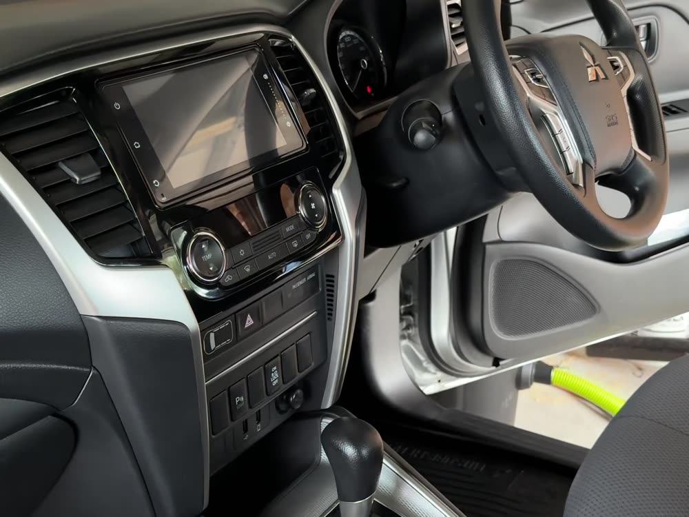 Ute cabin interior detailed by hand